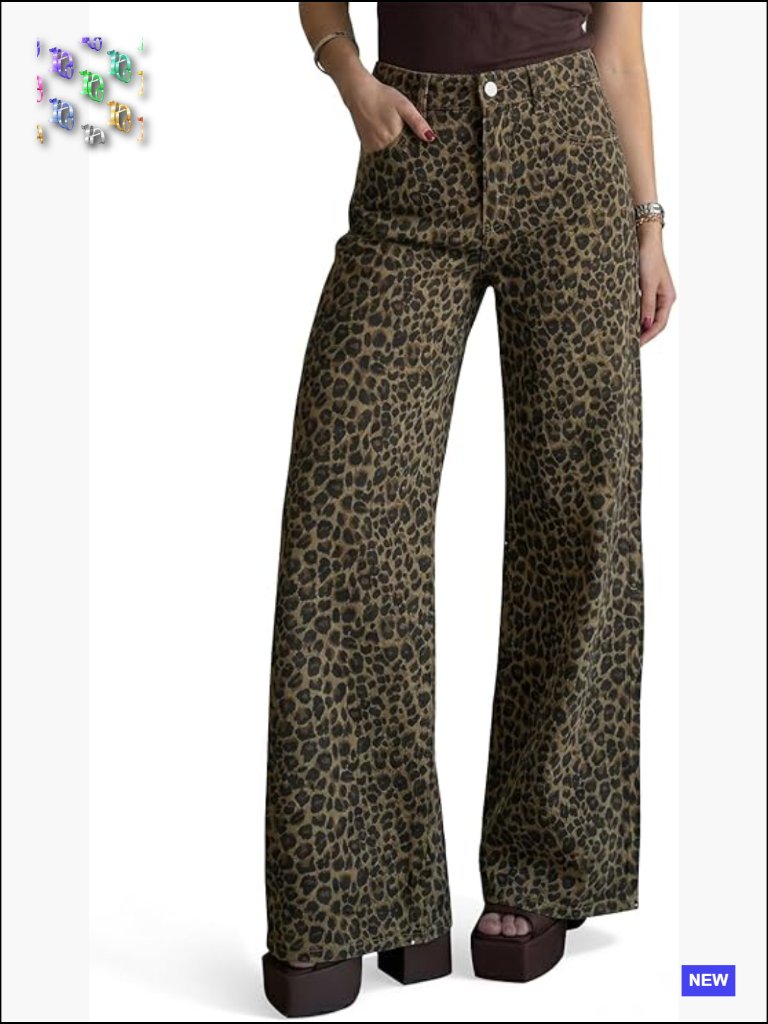 High Waisted Wide Leg Baggy Stretchy Denim Jeans With Pockets Y2k Retro